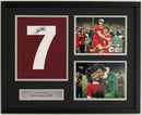 Kevin Keegan OBE Signed Liverpool No. 7 Photo Display — Framed with COA, Classic Frame PLM1003-CFB1