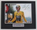 GERAINT THOMAS SIGNED PHOTO - TOUR DE FRANCE 2018  - ARRIVAL - PLM19-CFB1