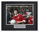 Kevin Keegan OBE Signed Liverpool Photograph "Walking Out at Anfield" — Framed with COA