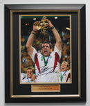 MARTIN JOHNSON - 2003 - ENGLAND RUGBY - THE WEBB ELLIS TROPHY - PHOTO - PLM29-GPF1