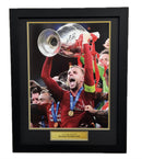 PERSONALLY SIGNED JORDAN HENDERSON LIVERPOOL PHOTO - CHAMPIONS LEAGUE 2019 - PLM425-CFB1