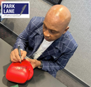 NIGEL BENN PERSONALLY SIGNED RED EVERLAST BOXING GLOVE - RIGHT HAND - PORTRAIT SIGNATURE -PLM531