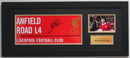 Kevin Keegan OBE Signed & Framed Anfield Road Sign — Liverpool FC PLM547-CFB1