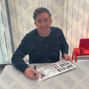ROBBIE FOWLER PERSONALLY SIGNED LIVERPOOL ANFIELD METAL ROAD SIGN FRAMED IN A CLASSIC FRAME PLM639-CFB1