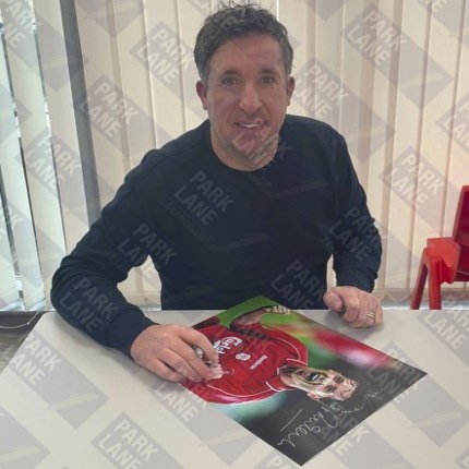 ROBBIE FOWLER PERSONALLY SIGNED LIVERPOOL CUP FINAL GOAL PHOTOGRAPH PLM640-SPF1