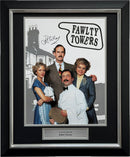 JOHN CLEESE PERSONALLY SIGNED FAWLTY TOWERS PHOTOGRAPH - DELUXE FRAME - PLM676-SPF1