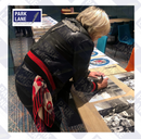 PHIL DANIELS & LESLIE ASH JIMMY & STEPH SIGNED FRAMED PHOTOGRAPH PLM685-SPF1