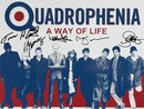 QUADROPHENIA - A WAY OF LIFE POSTER - SIGNED BY PHIL DANIELS, LESLIE ASH, MARK WINGETT,TREVOR LAIRD & DANIEL PEACOCK PLM686