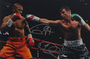 JOE CALZAGHE & ROY JONES Jr. DUEL SIGNED PHOTOGRAPH PLM72
