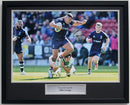 ELLIS GENGE PERSONALY SIGNED BRISTOL BEARS PHOTOGRAPH FRAMED IN A CLASSIC FRAME PLM787-CFB1