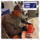NIGEL BENN PERSONALLY SIGNED EVERLAST RED BOXING GLOVE - LEFT HAND - LANDSCAPE SIGNATURE - PLM793A