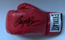 NIGEL BENN PERSONALLY SIGNED EVERLAST RED BOXING GLOVE - LEFT HAND - LANDSCAPE SIGNATURE - PLM793A