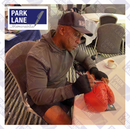 NIGEL BENN PERSONALLY SIGNED RED EVERLAST BOXING GLOVE - RIGHT HAND - LANDSCAPE SIGNATURE -PLM794A