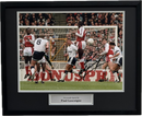 PAUL GASCOIGNE SIGNED PHOTOGRAPH 1991 FA CUP SEMI-FINAL Vs ARSENAL PLM796-CFB1