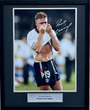 PAUL GASCOIGNE "TEARS OF ITALIA 90" CLASSIC FRAMED PHOTOGRAPH PLM801-CFB