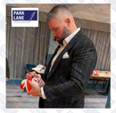 TONY "BOMBER" BELLEW PERSONALLY SIGNED VIP LEFT HANDED UNION JACK BOXING GLOVE, PORTRAIT SIGNATURE. PLM816A