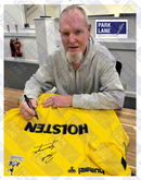 Paul Gascoigne Personally Signed Tottenham Hotspur 1988 Yellow Away Shirt PLM940