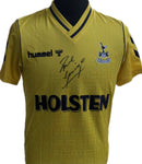 Paul Gascoigne Personally Signed Tottenham Hotspur 1988 Yellow Away Shirt PLM940