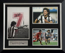 KEVIN KEEGAN PERSONALLY SIGNED PHOTO - NEWCASTLE DEBUT - DELUXE FRAME - PLM988-SPF1
