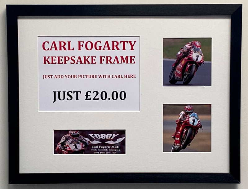 Carl Fogarty Keepsake Photograph Frame