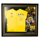GERAINT THOMAS  SIGNED YELLOW JERSEY, TOUR DE FRANCE 2018, PREMIUM FRAME