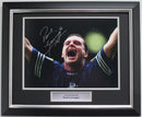 PAUL GASCOIGNE -RANGERS DEBUT GOAL VS CELTIC - DELUXE FRAME