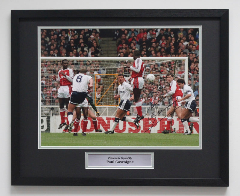 PAUL GASCOIGNE - SPURS VS ARSENAL - CLASSIC FRAME