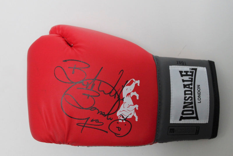 HEROL GRAHAM PERSONALLY SIGNED LEFT HANDED BOXING GLOVE