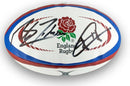 MARTIN JOHNSON & JONNY WILKINSON - DUEL SIGNED ENGLAND RUGBY BALL