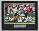 PAUL GASCOIGNE - DENTIST CHAIR 18X12 INCH PHOTO - CLASSIC FRAME