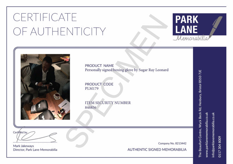 CERTIFICATE OF AUTHENTICITY