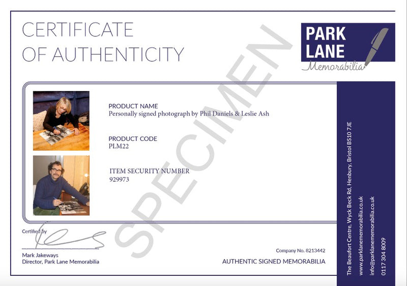 CERTIFICATE OF AUTHENTICITY