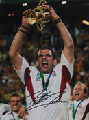MARTIN JOHNSON - 2003 RWC HOLDING TROPHY - PHOTO