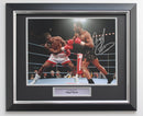 NIGEL BENN VS CHRIS EUBANK - SIGNED BY NIGEL BENN - DELUXE FRAME