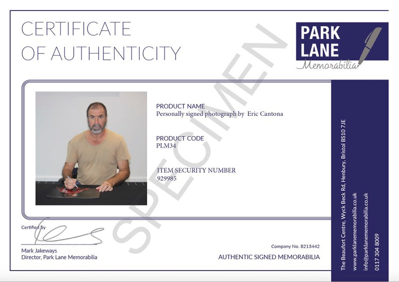 CERTIFICATE OF AUTHENTICITY