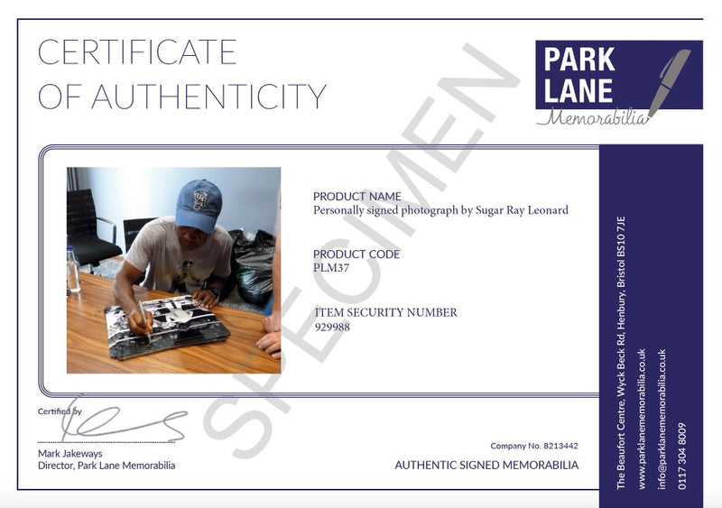 CERTIFICATE OF AUTHENTICITY