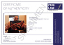 CERTIFICATE OF AUTHENTICITY