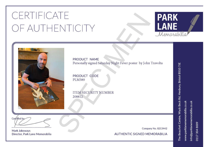 CERTIFICATE OF AUTHENTICITY