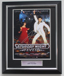 JOHN TRAVOLTA SIGNED SATURDAY NIGHT FEVER POSTER - PREMIER FRAME