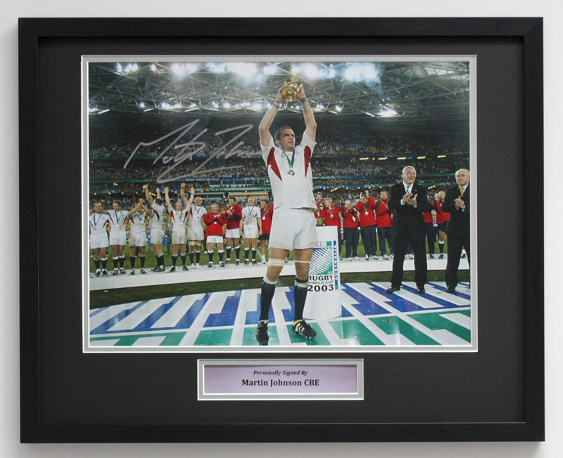 MARTIN JOHNSON - 2003 RWC PODIUM - CLASSIC FRAME