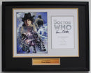 TOM BAKER PERSONALLY SIGNED Dr WHO POSTER - CLASSIC FRAME