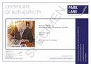 CERTIFICATE OF AUTHENTICITY
