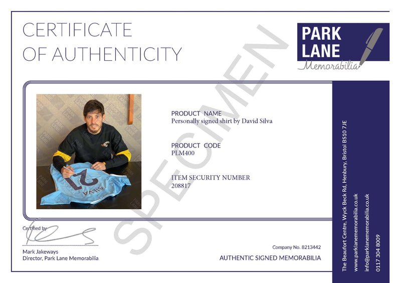 CERTIFICATE OF AUTHENTICITY