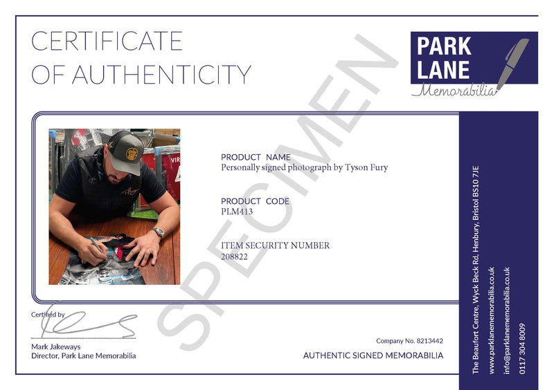 CERTIFICATE OF AUTHENTICITY