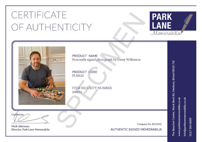 CERTIFICATE OF AUTHENTICITY