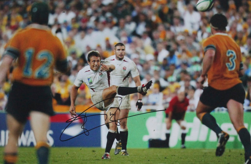 JONNY WILKINSON SIGNED PHOTO - 2003 RUGBY WORLD CUP - ON ITS WAY
