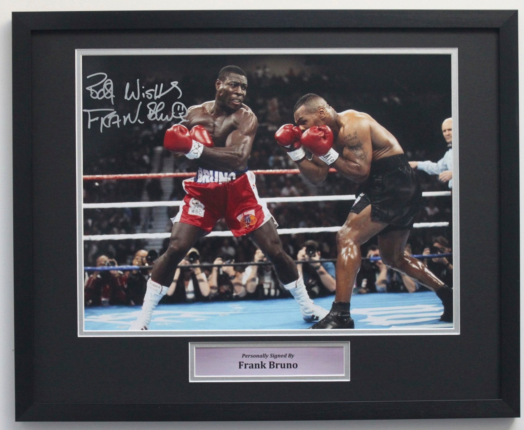 FRANK BRUNO FIGHTING MIKE TYSON