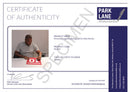 CERTIFICATE OF AUTHENTICITY