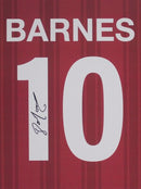 JOHN BARNES PERSONALLY SIGNED - LIVERPOOL PORTRAIT SHIRT PRINT