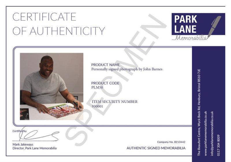 CERTIFICATE OF AUTHENTICITY